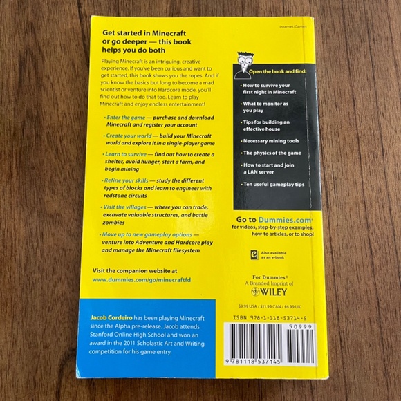 Minecraft Xbox One Game/ Minecraft for Dummies/ Minecraft Blockopedia Book - Picture 8 of 9